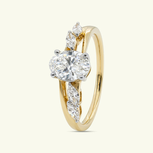  Elowen Fern Diamond Ring 
