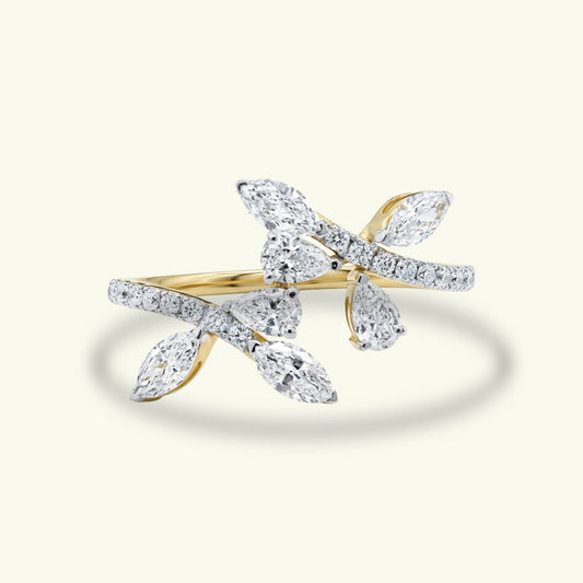  Verdelis Fern Diamond Ring 