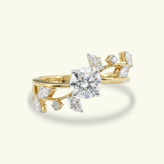  Elora Petal Diamond Ring 