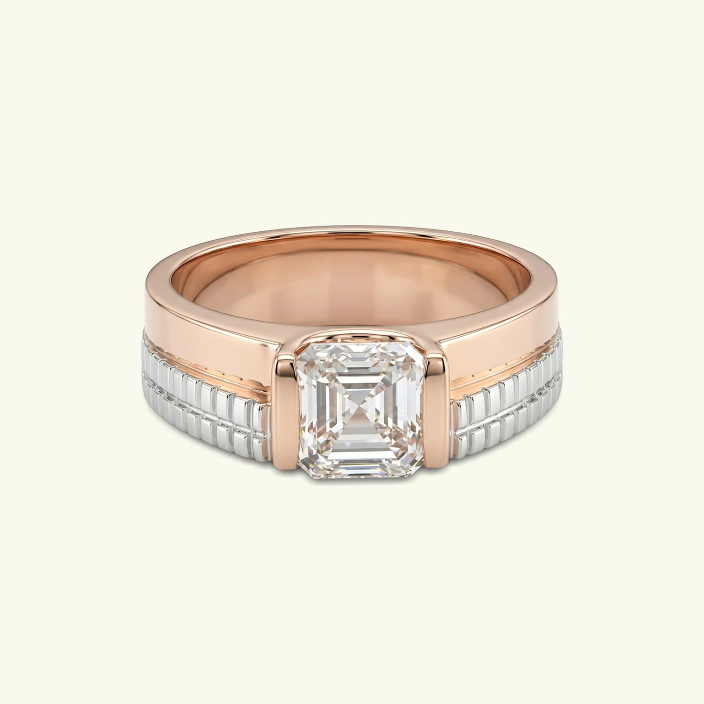  Solenne Crest Diamond Solitaire 