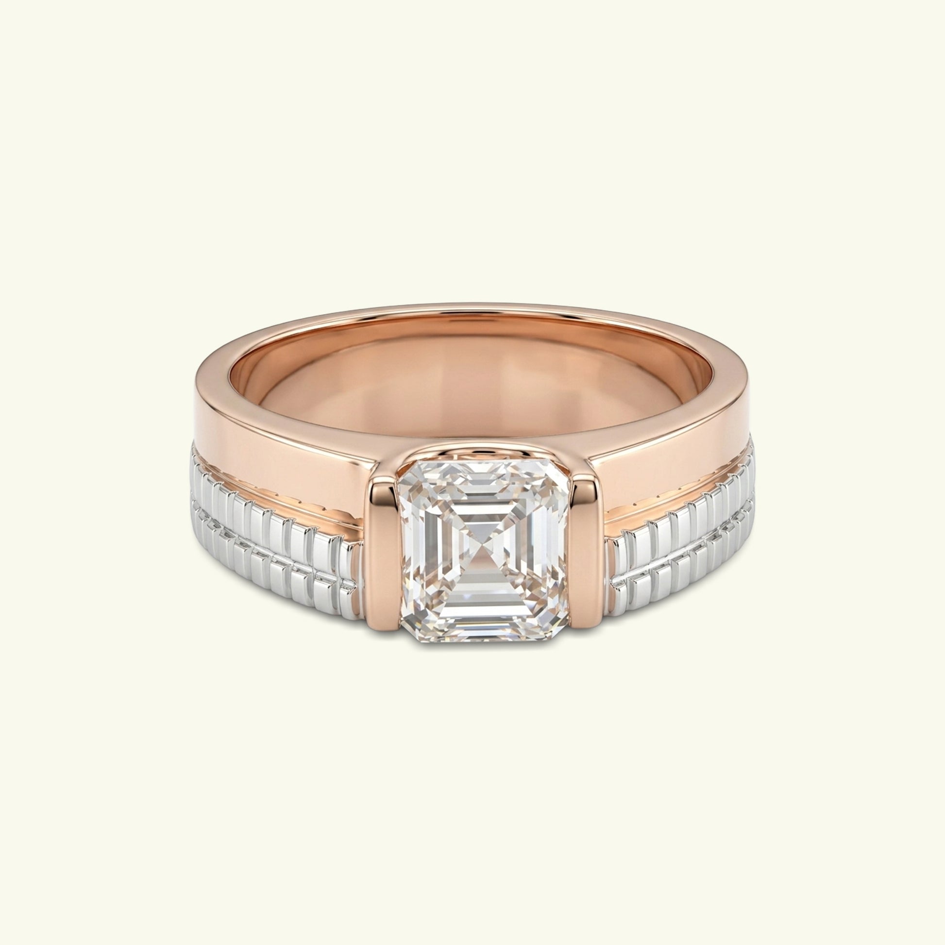  Solenne Crest Diamond Solitaire 