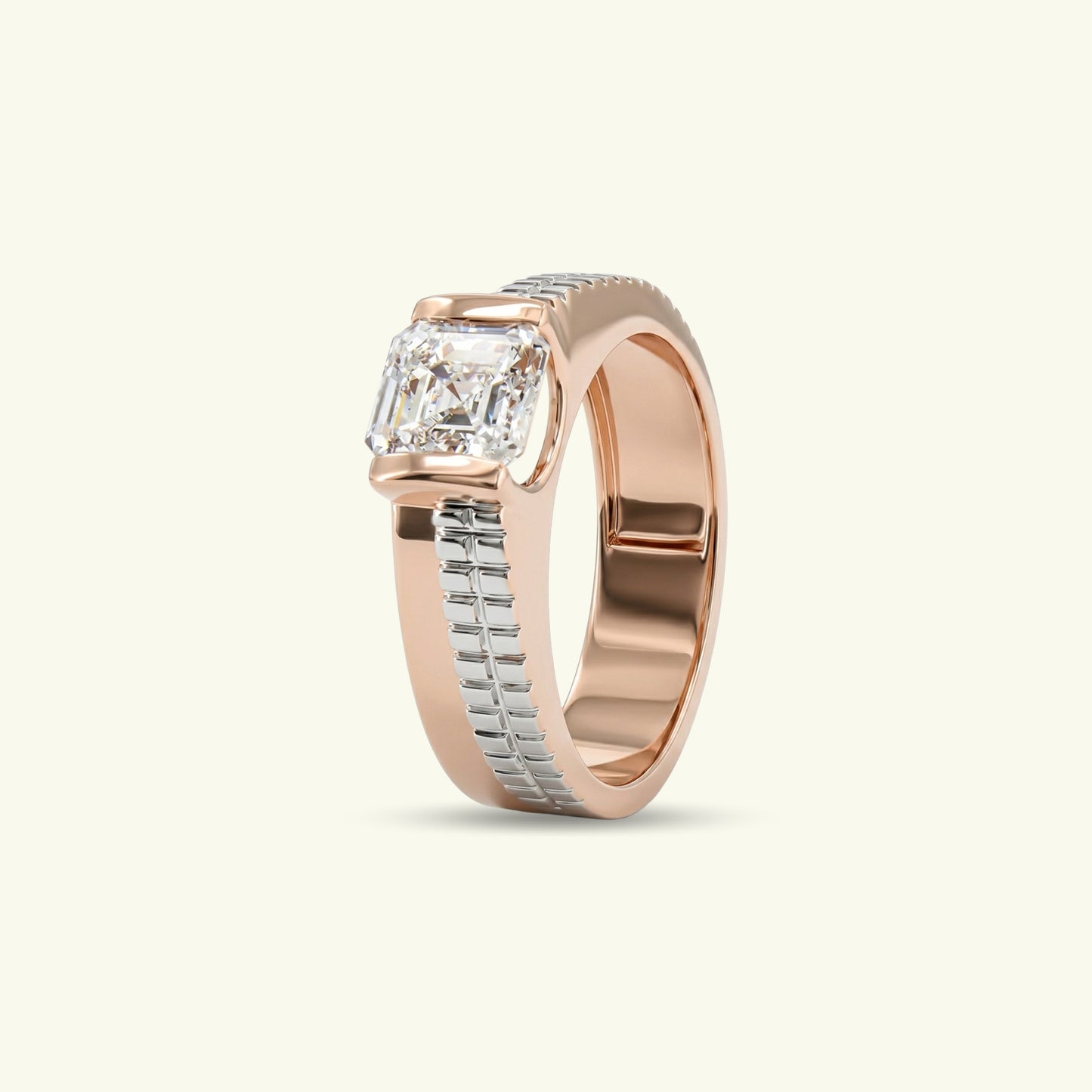  Solenne Crest Diamond Solitaire 