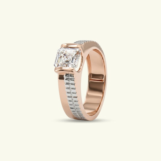  Solenne Crest Diamond Solitaire 