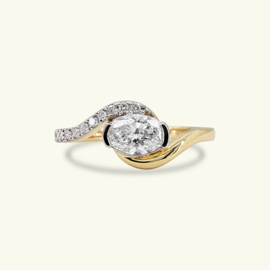Orbit Solitaire Diamond Ring