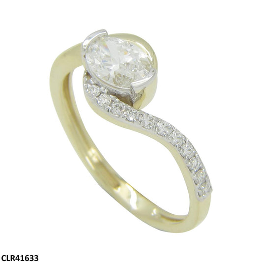 Orbit Solitaire Diamond Ring