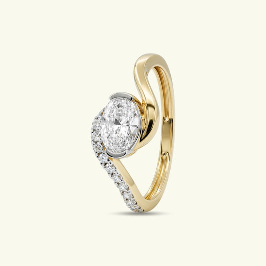 Orbit Solitaire Diamond Ring