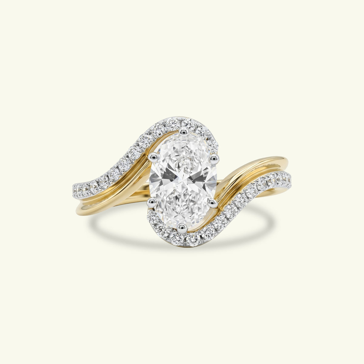 Aureole Diamond Ring