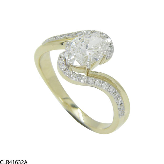 Aureole Diamond Ring