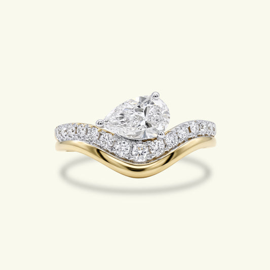 Revolve Solitaire Diamond Ring