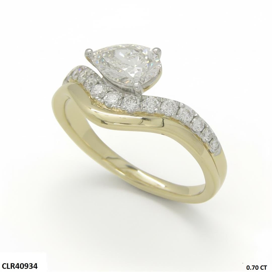 Revolve Solitaire Diamond Ring