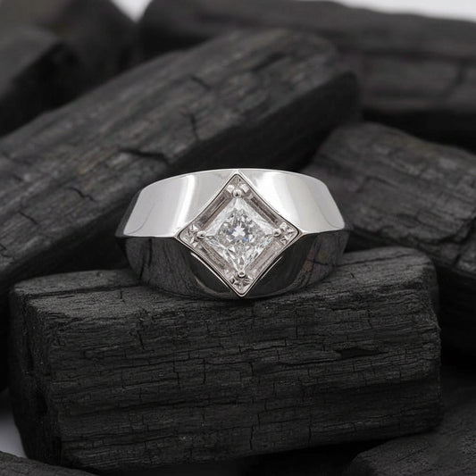 Elric Solitaire Mens Diamond Ring