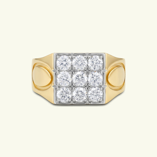 Rivan Box Mens Diamond Ring