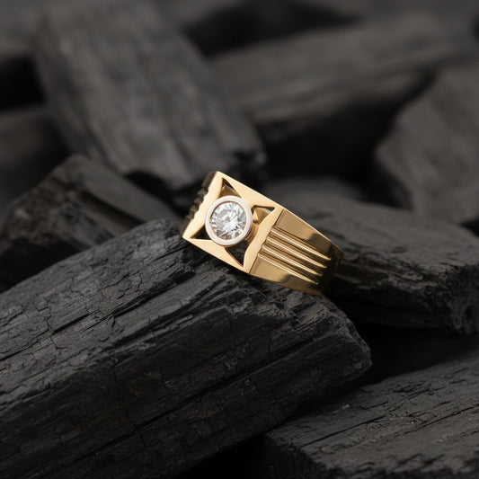 Sylric Box Mens Diamond Ring