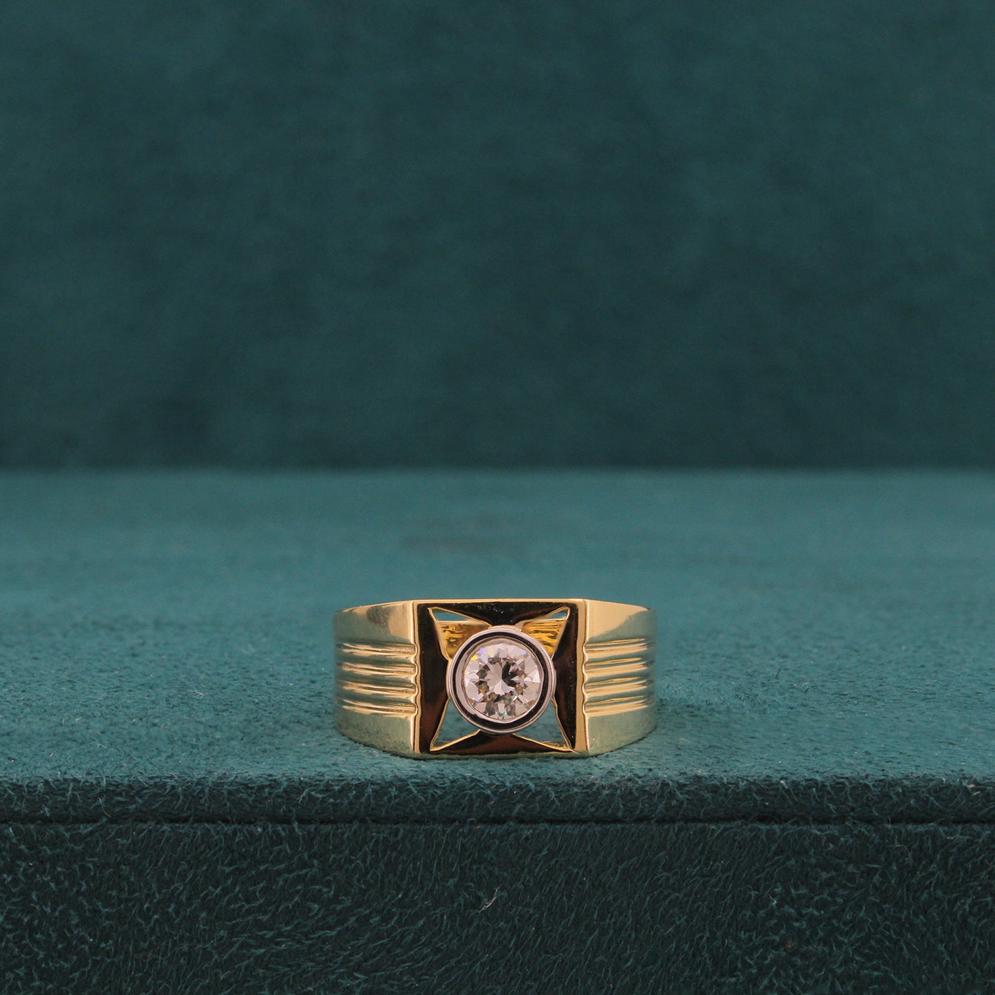 Sylric Box Mens Diamond Ring