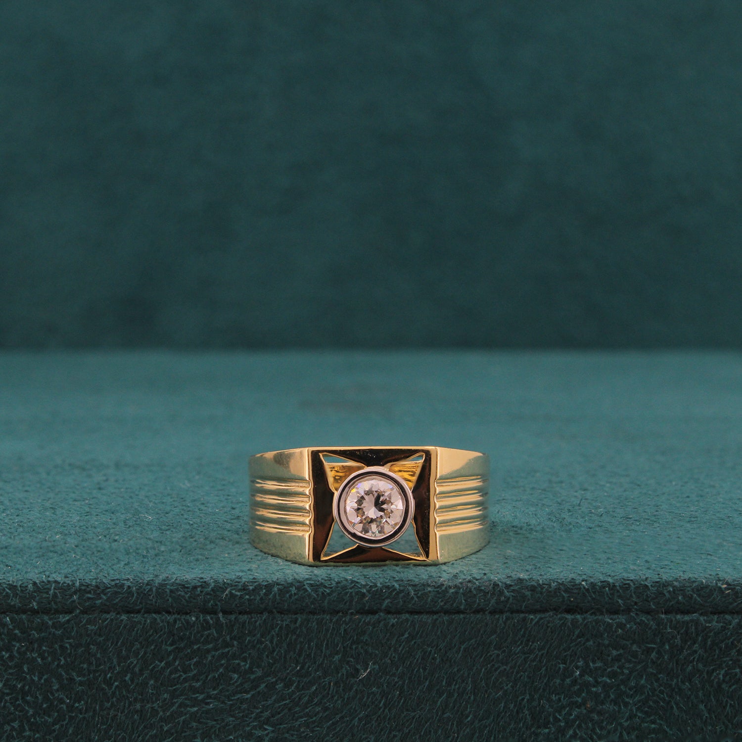 Sylric Box Mens Diamond Ring