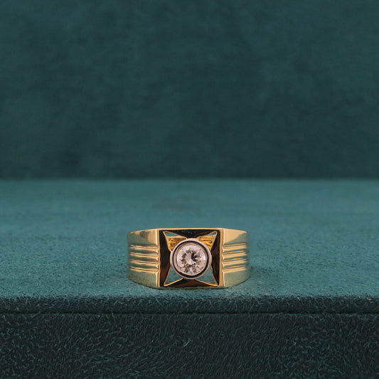 Sylric Box Mens Diamond Ring