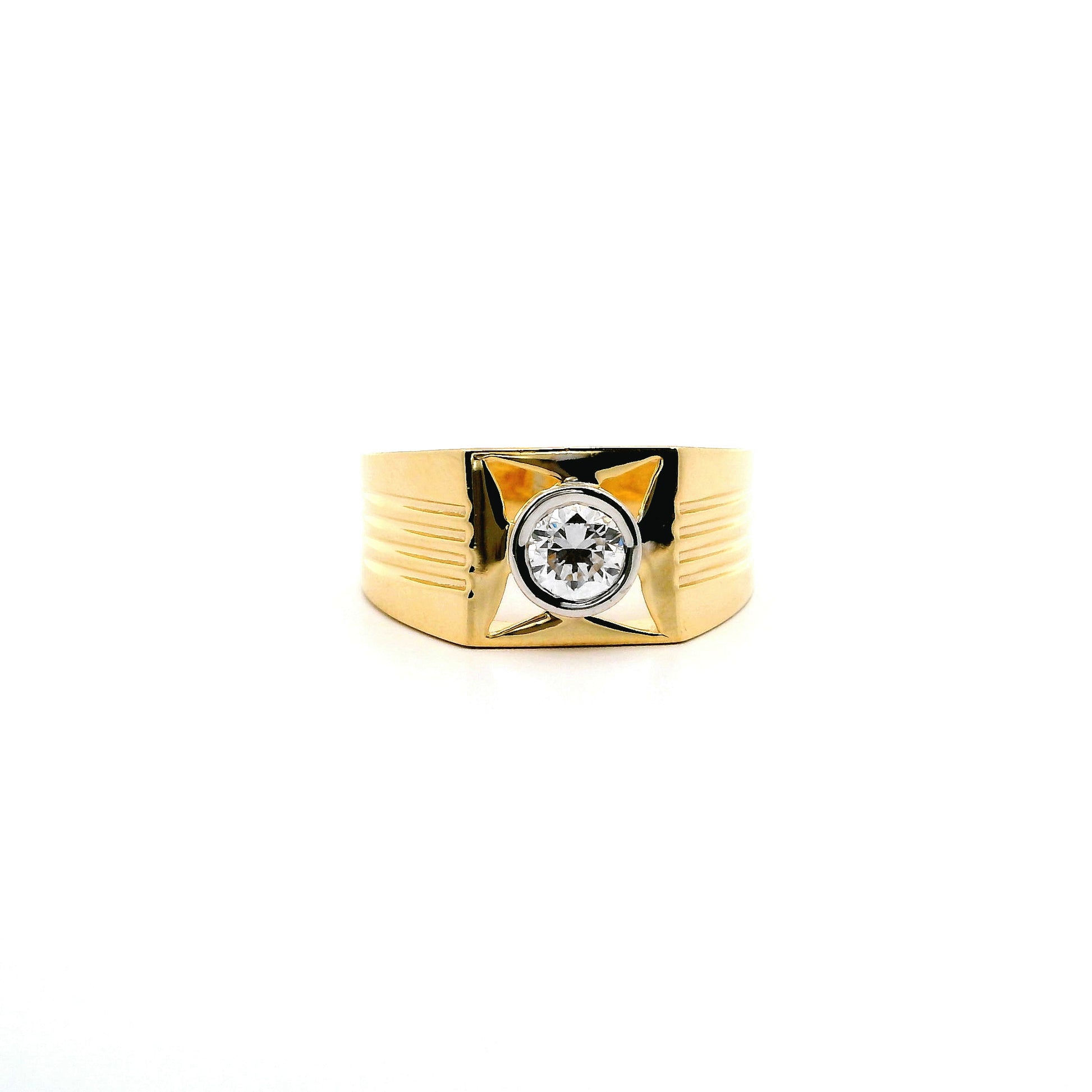 Sylric Box Mens Diamond Ring