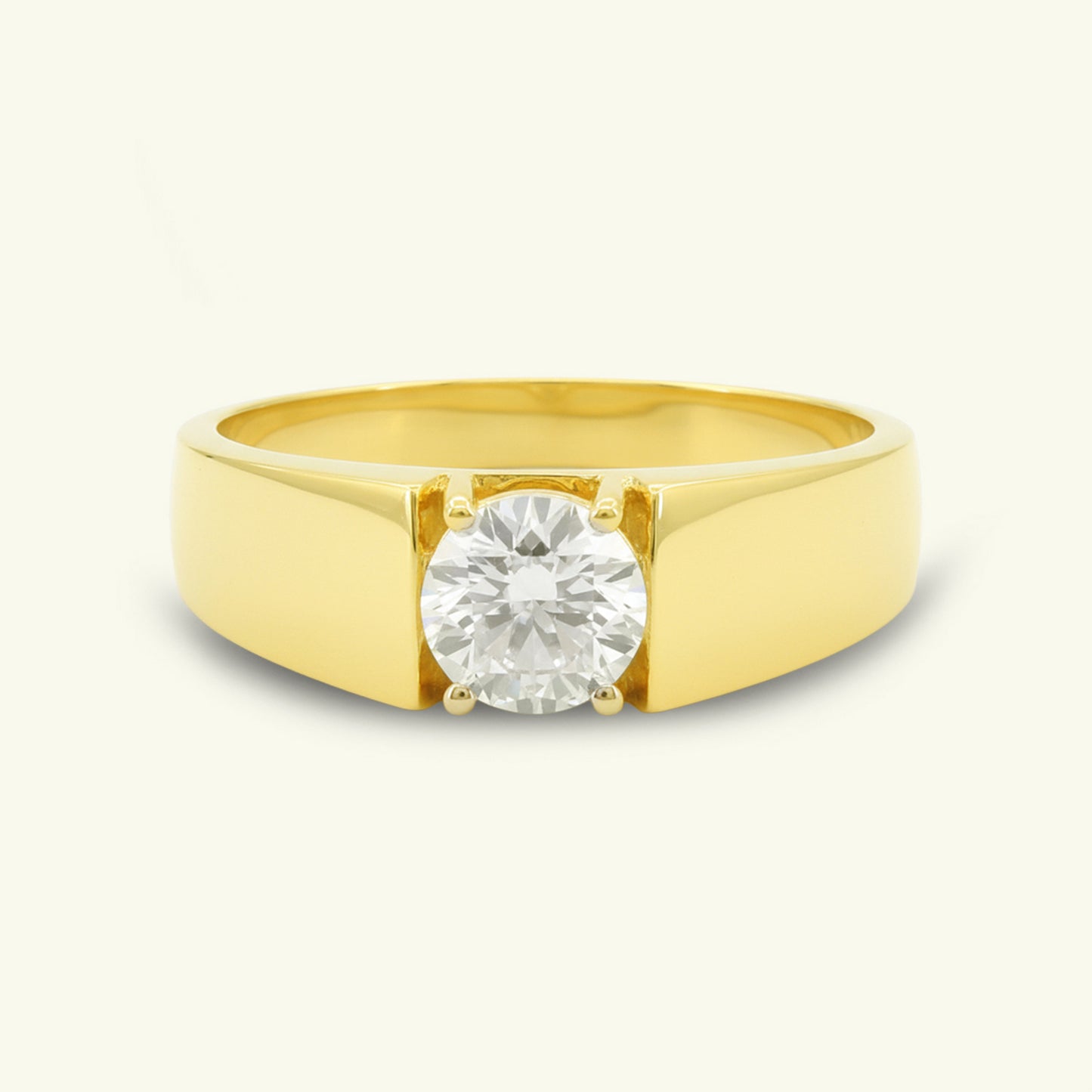 Renric Solitaire Mens Diamond Ring
