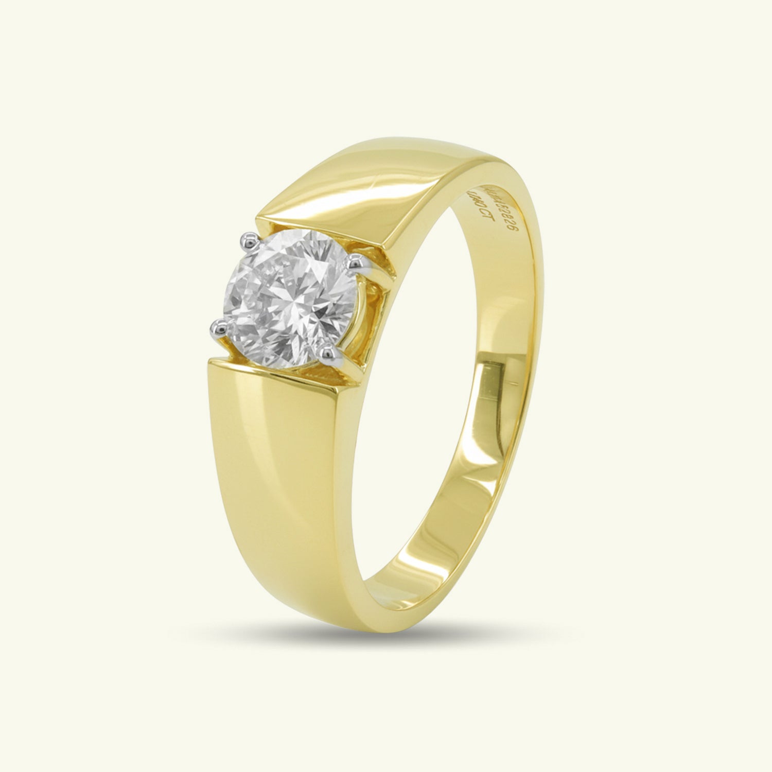 Renric Solitaire Mens Diamond Ring