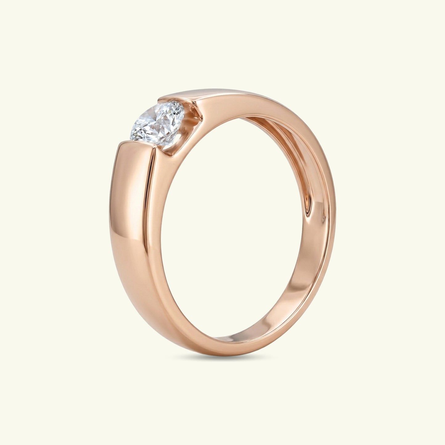 Renric Solitaire Mens Diamond Ring