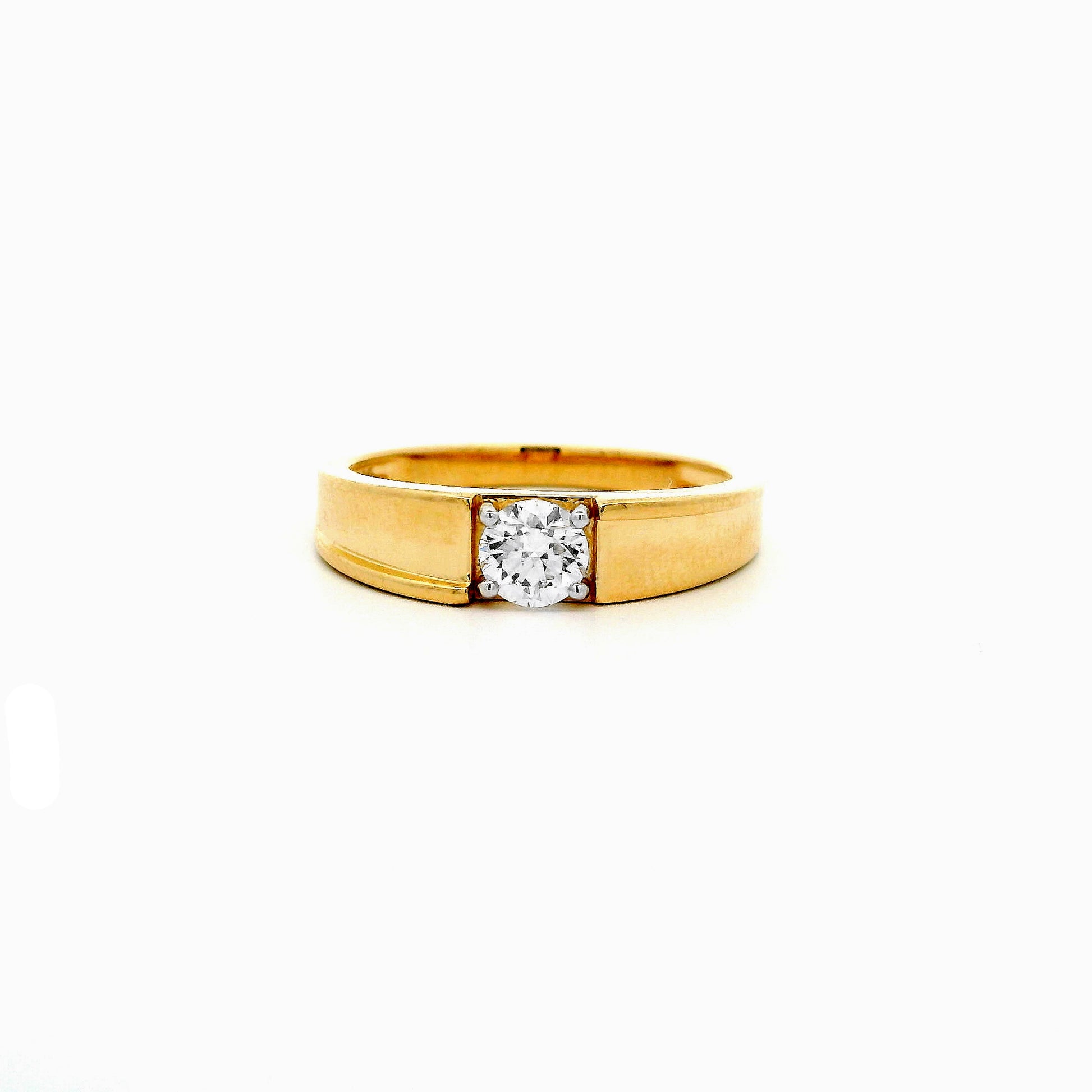 Dainor Solitaire Mens Diamond Ring