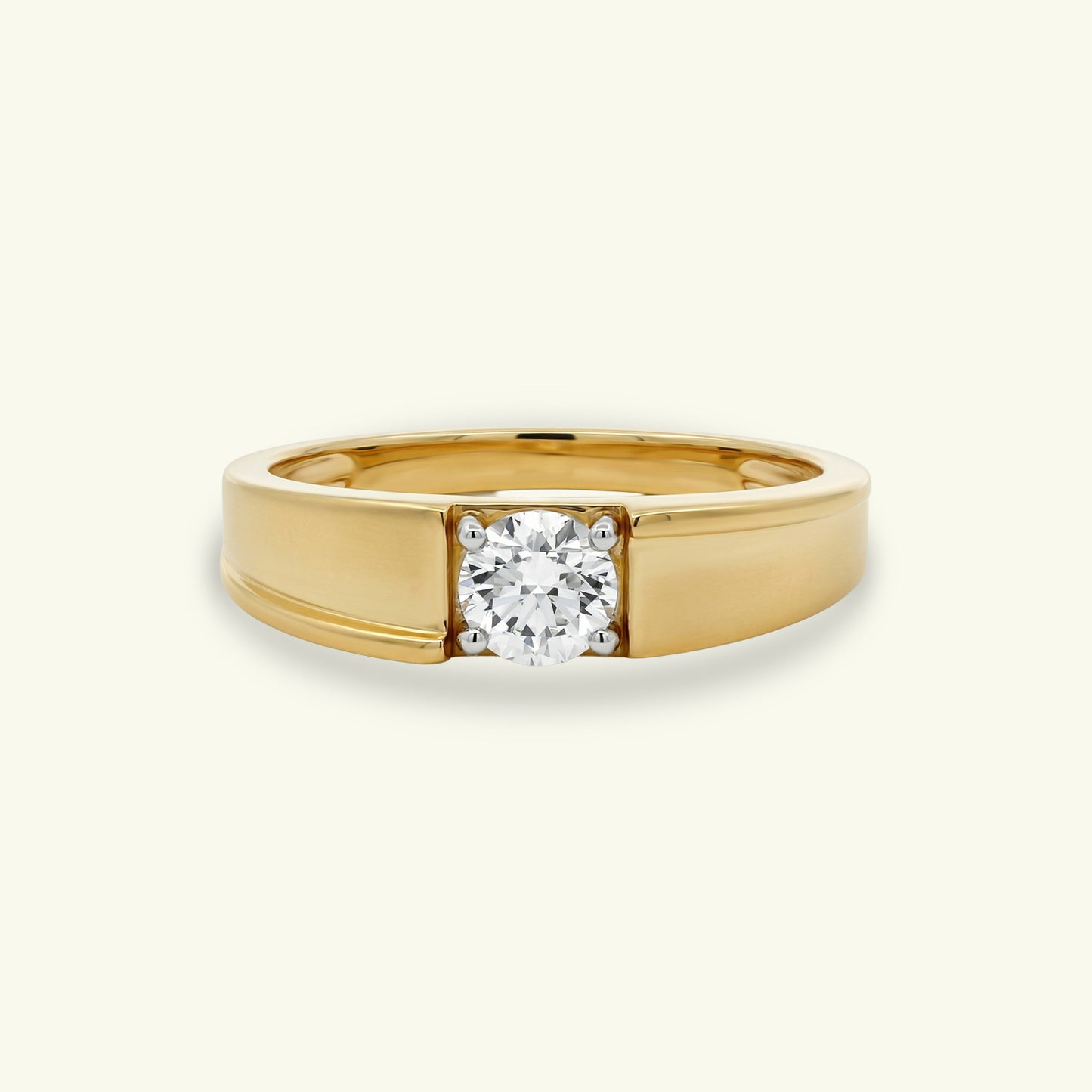 Dainor Solitaire Mens Diamond Ring