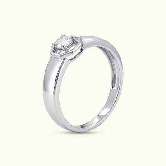 Valrik Solitaire Mens Diamond Ring