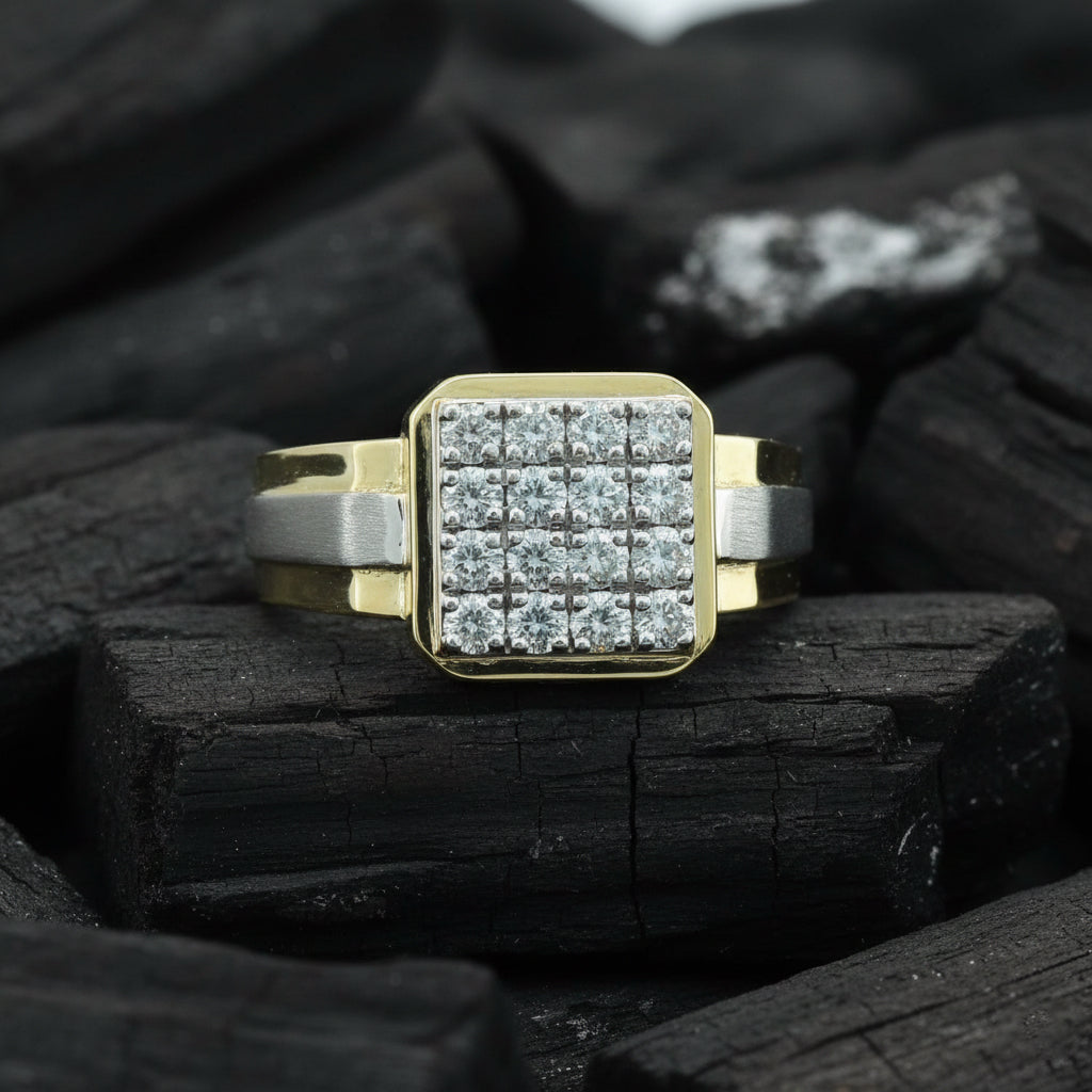 Kael Box Mens Diamond Ring