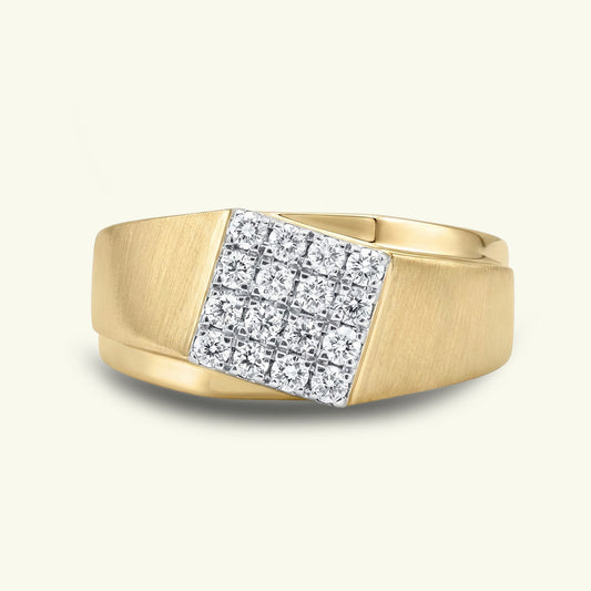 Tharan Box Mens Diamond Ring