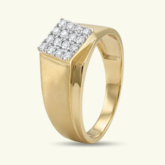 Tharan Box Mens Diamond Ring