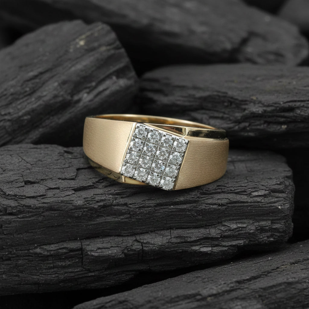 Tharan Box Mens Diamond Ring