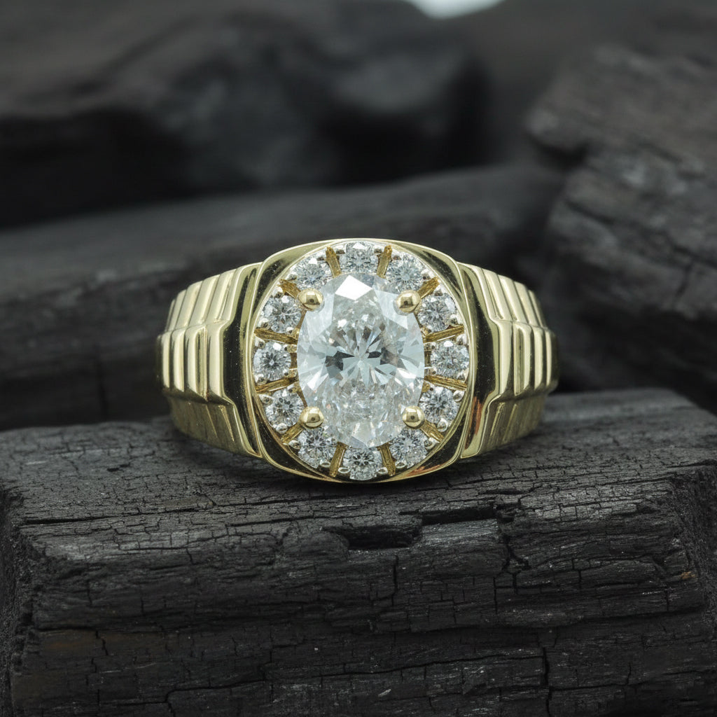 Elric Mens Diamond Ring