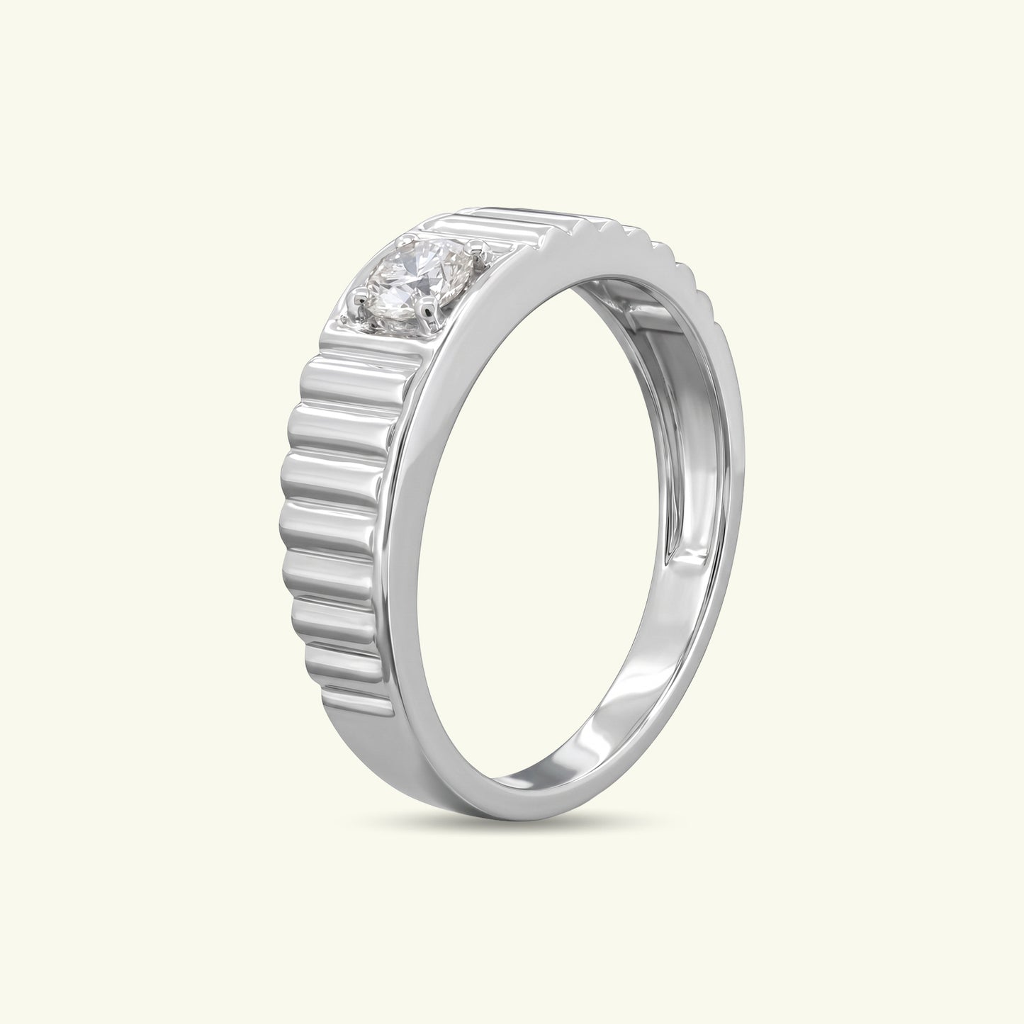 Nyric Solitaire Mens Diamond Ring