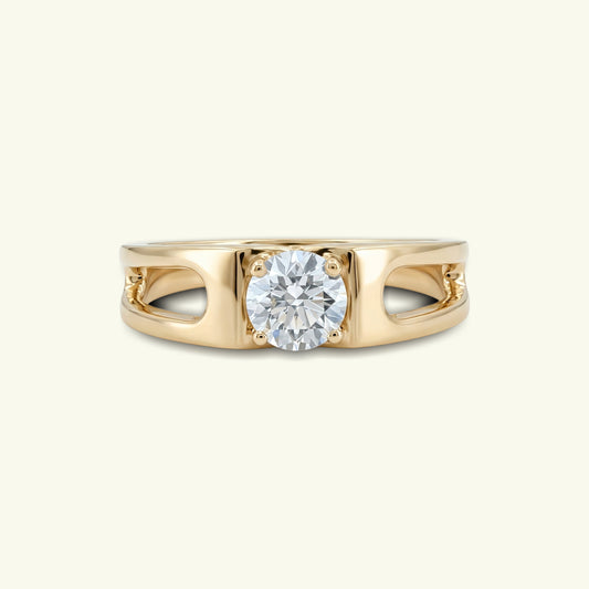 Taren Solitaire Mens Diamond Ring