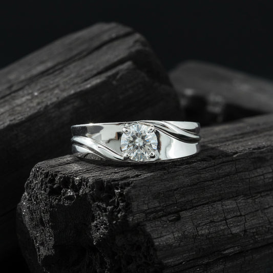 Eryk Solitaire Mens Diamond Ring