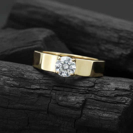 Alenor Solitaire Mens Diamond Ring