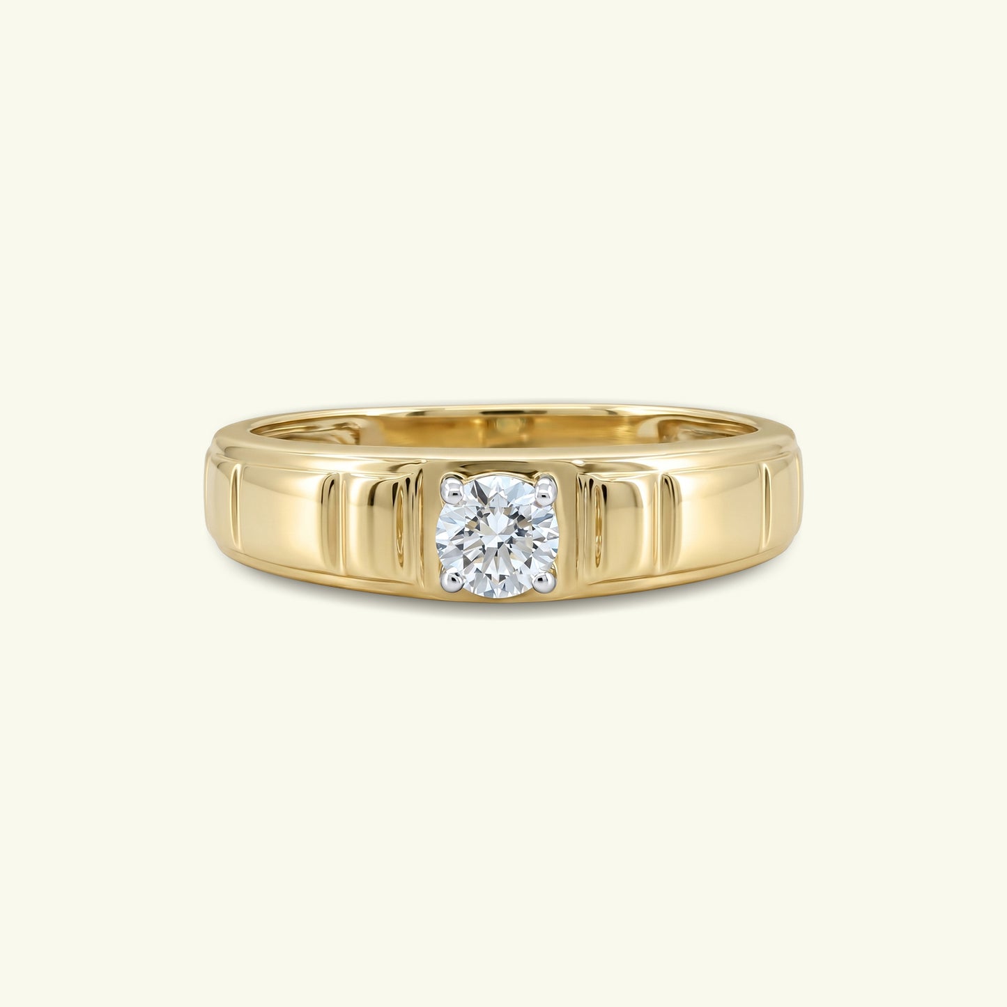 Alric Band Mens Diamond Ring