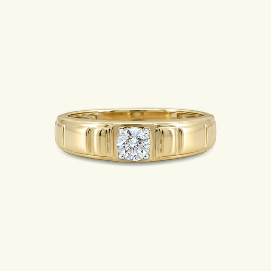 Alric Band Mens Diamond Ring