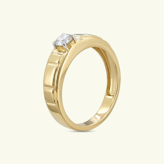 Alric Band Mens Diamond Ring