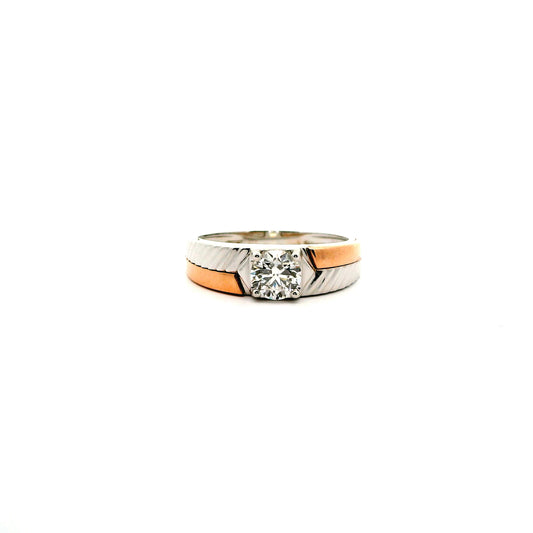 Caelric Solitaire Mens Diamond Ring