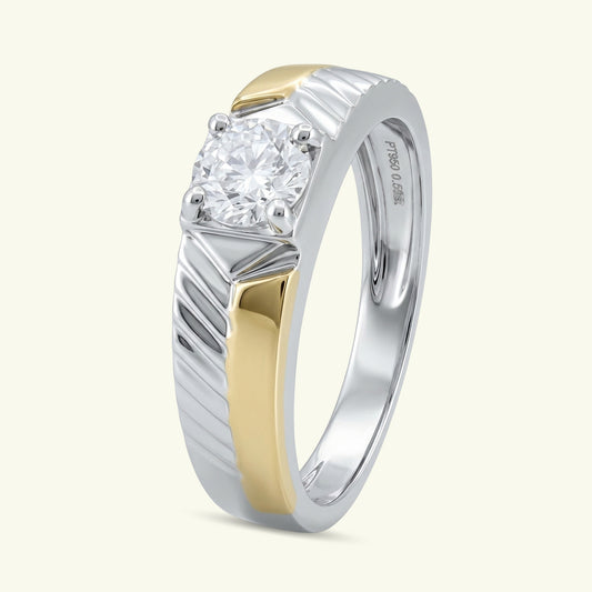 Caelric Solitaire Mens Diamond Ring