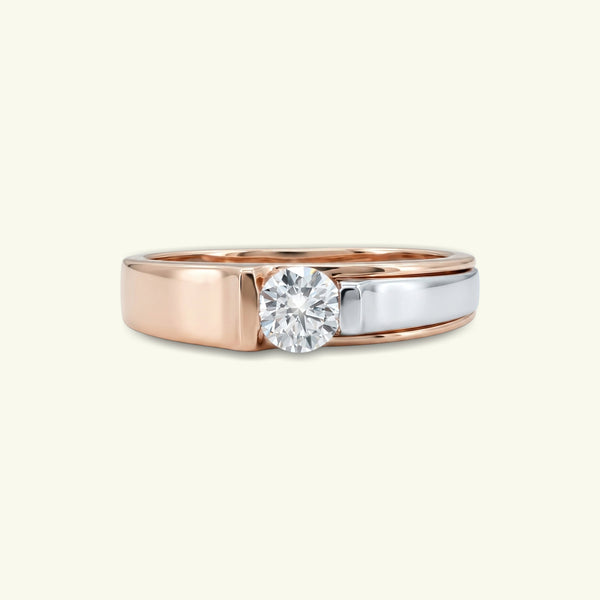 Orien Solitaire Mens Diamond Ring