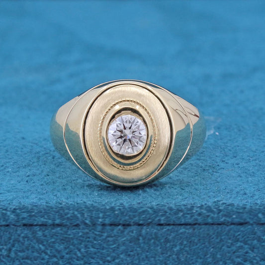 Daelor Solitaire Mens Diamond Ring
