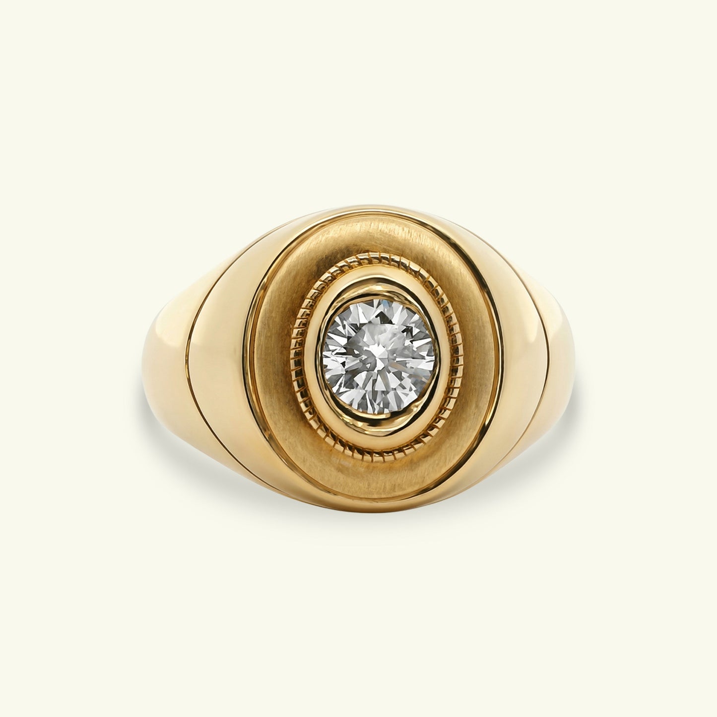 Daelor Solitaire Mens Diamond Ring