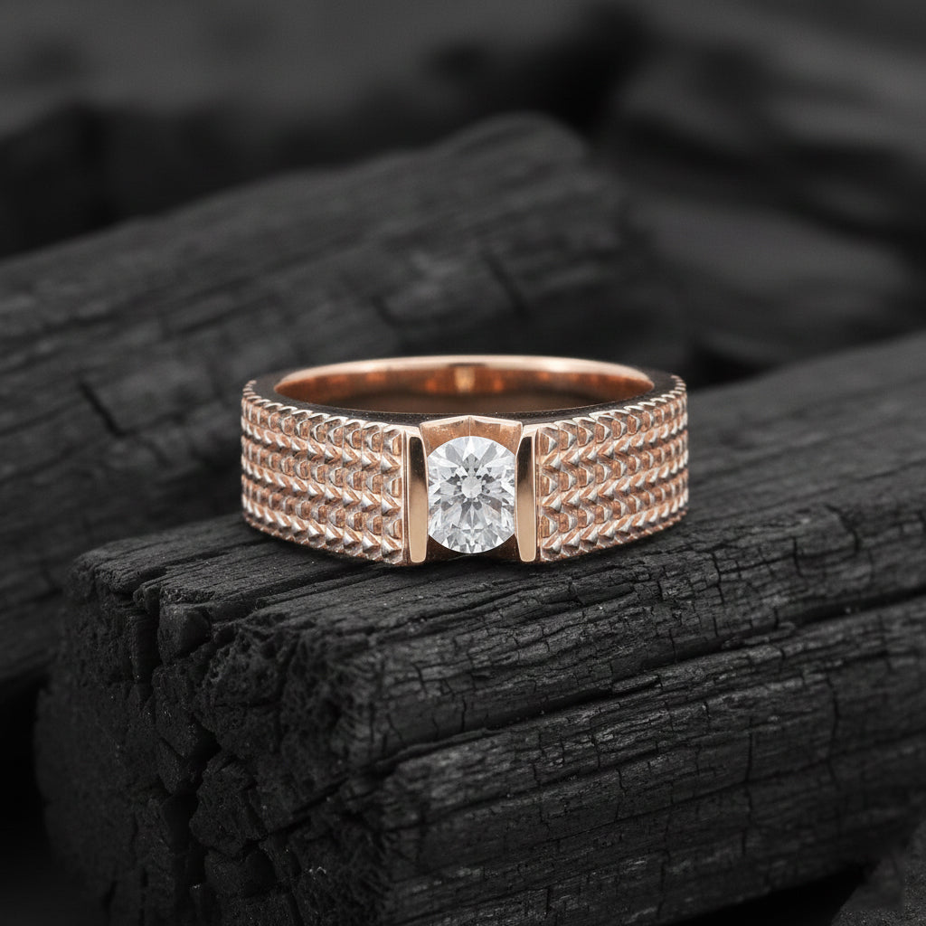 Torien Band Mens Diamond Ring