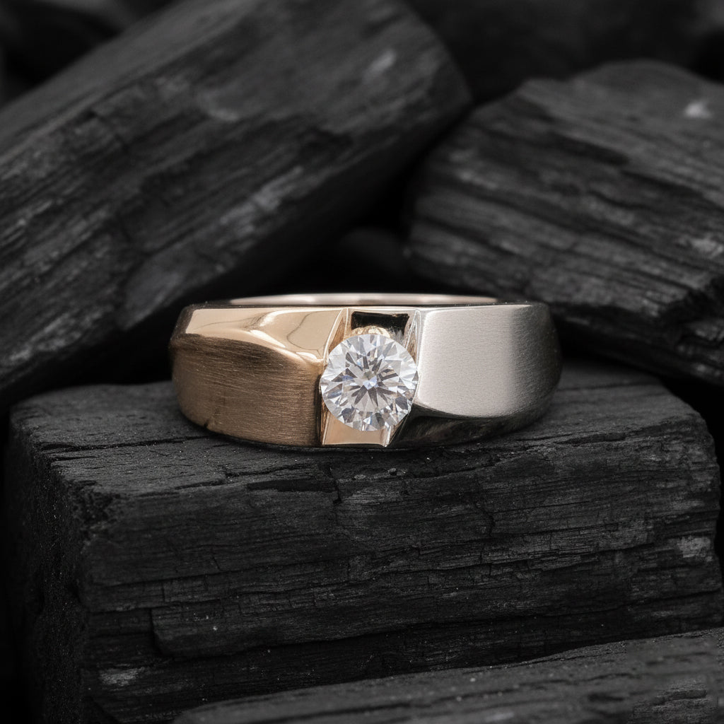 Malric Band Mens Diamond Ring