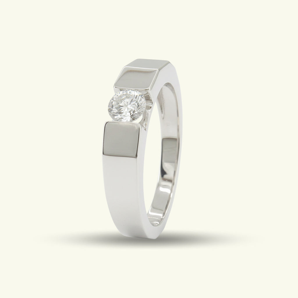 Jorven Band Mens Diamond Ring