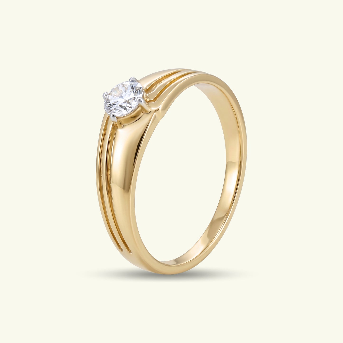 Zoric Solitaire Mens Diamond Ring
