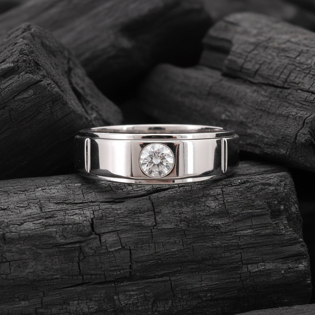 Kylan Band Mens Diamond Ring