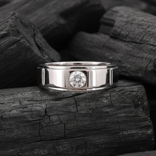 Kylan Band Mens Diamond Ring